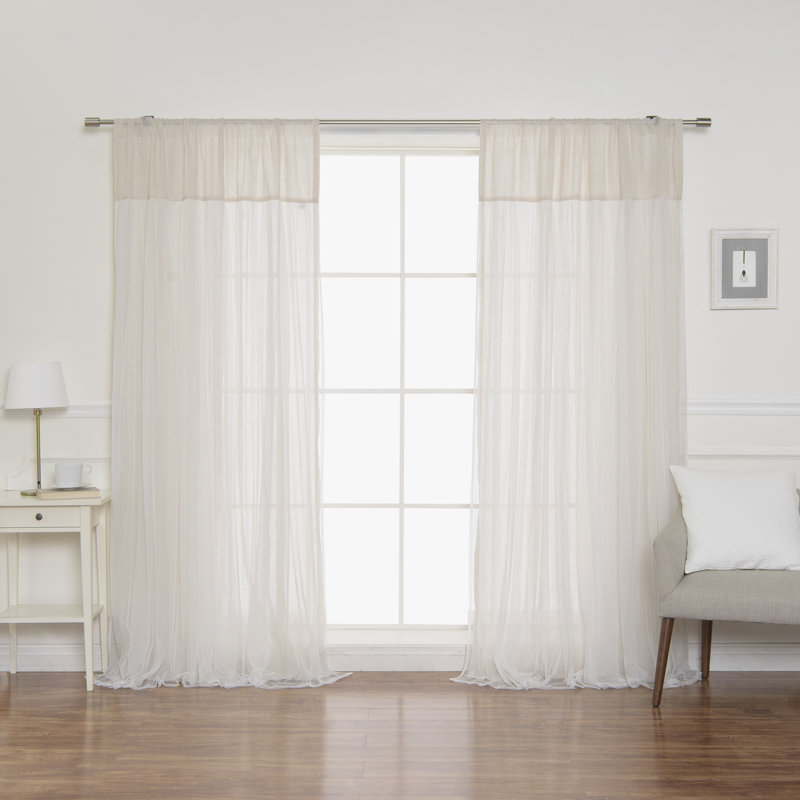 Duluth Solid Sheer Rod Pocket Curtain Panels & Reviews Birch Lane